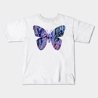 Paint Poured Butterfly 4 Kids T-Shirt